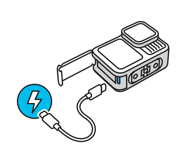 連接 USB-C 充電