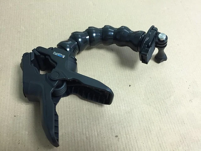 GoPro固定夾具搭配鵝頸延長桿